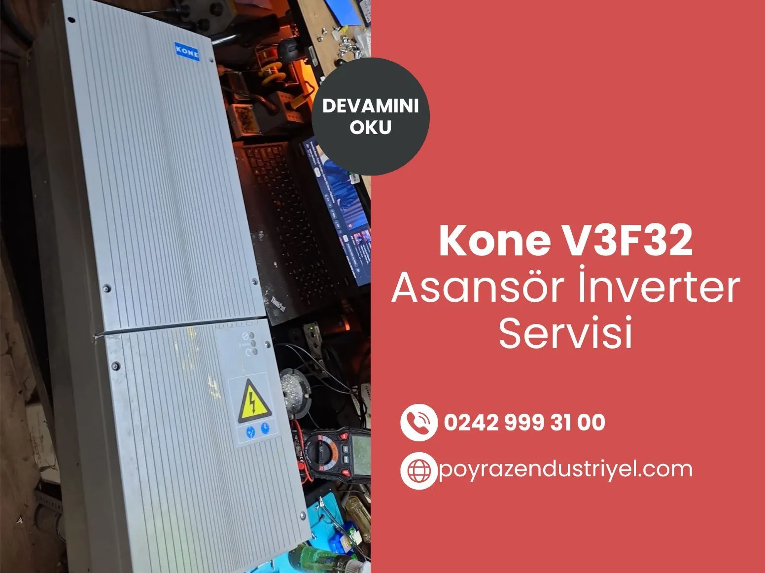 Kone V3f32 Asansör İnverter Servisi